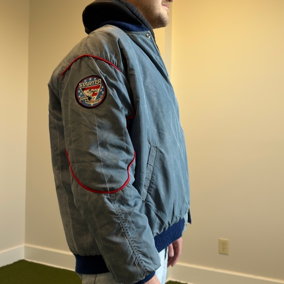 90s Starter New York Giants Authentic Pro Line Satin Jacket XL